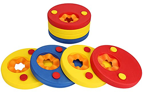 SKYSPER Arm Bands Swimming Float Discs Kids Foam Armband Pool Set for Swim Learning(8 pcs/Set)
