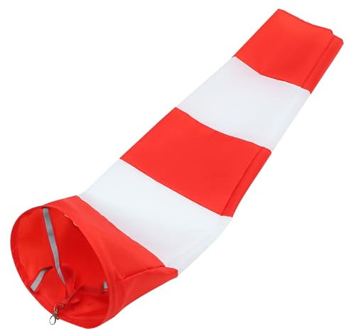 Yardwe Veleta Impermeable Decoración De Jardín Manga De Viento a Prueba De Lluvia De Manga De Viento De Otoño Manga De Viento Al Aire Bandera De Advertencia Tela Oxford Reflexivo