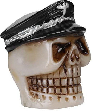 Ghost Head Ventilkappe für Reifen und Räder, 1 Satz, Schwarz