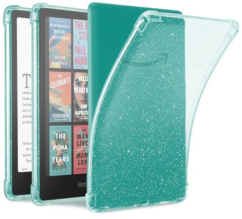 iDLEHANDS Clear Case for 7 All-New Kindle Paperwhite 12th Gen 2024 & Kindle Colorsoft Signature Edition (2024 Release) - Ultra Slim Soft TPU Transparent Cover & Lightweight, Clear Glitter