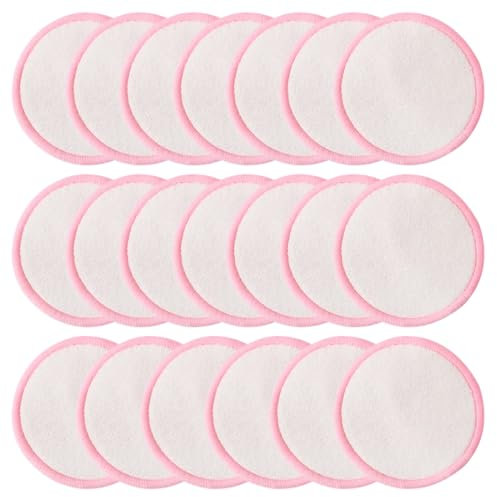 20 Pezzi Dischetti Struccanti Riutilizzabili, Dischetti Struccanti Lavabili in Bambù Biologico, Cuscinetti Struccare, Salviette Struccanti Riutilizzabili, per Pulizia del Viso e degli Occhi