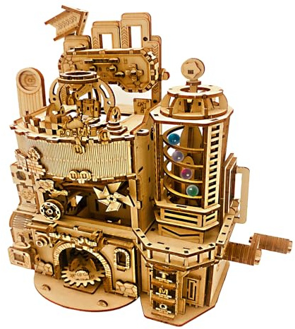 3D Wooden Puzzles for Adults Wood DIY Model Kit Craft Sets Mechanical Engineering Building puzzle to Build for Adult Age 14+ Years Old