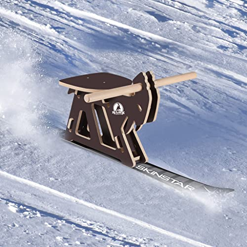 SkiBock Profi Skirodel Komplett Set Schlitten Ski Schnee Rodel Premium