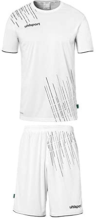 Uhlsport Herren Score 26 Fußball Trikot-Set - Fußball-Set Bestehend Aus Trainings-Shirt Und Trainings-Hose, Weiß/Schwarz, M EU