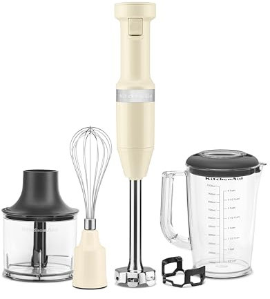 KitchenAid HAND BLENDER WITH ACCESSORIES - Almond Cream 5KHBV83BAC