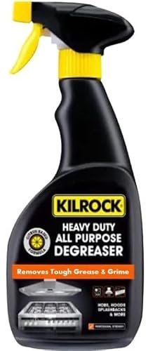 3x 500ml Heavy Duty All Purpose Degreaser Spray - Powerful Grease Stain Remover for Kitchen, Bathroom, Fabrics, Carpets, Plastics, Engines, and Machinery