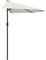 CLALER Halber Sonnenschirm 300x155x223cm, Halber Terrassenschirm 3m, Halbkreis Öffnung Schattenüberdachung, Sonnenschutz, UV-Schutz, für Wand, Veranda oder Balkon Möbel, Dunkler Sand
