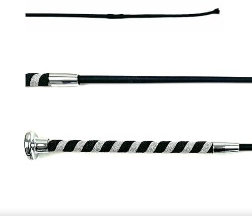 JA Horse SUPERTWIST Cravache de dressage, d'équitation, de dressage, d'équitation, de dressage, d'équitation, cravache de dressage, d'équitation, cravache (noir, 100 cm)