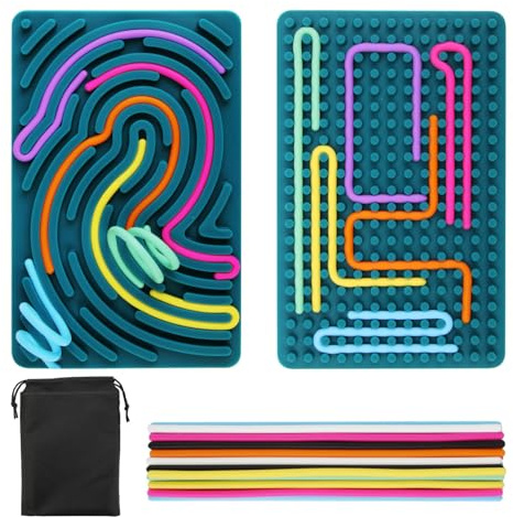 Sensory Activity Board Silicone Fidget Toys for Calming Anxiety Stress ADHD