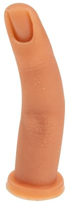 DECORNIJIA Main Entraînement Silicone Flexible pour Manucure Doigt Factice Réutilisable pour Pratique des Faux Ongles et Entraînement Prothésiste Ongulaire