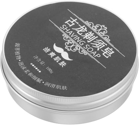 HAPINARY Barba Uomo Schiuma Ricca e Balsamo per Baffi, Pasta per Rasatura Liscia, per Casa e Viaggio