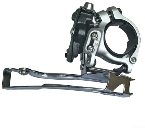 Dérailleur avant 7 8 9 vitesses avec double câble de traction pour VTT utilisant des plateaux de 22 32 44T et une ligne de chaîne de 47,5 à 50 mm