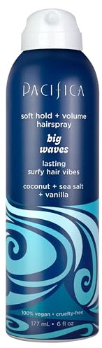 Pacifica Hairspray Soft-Hold Big Waves, 6 Fl Oz