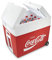 Mobicool Coca-Cola MT48W Kühlbox mit Rollen passend für eine komplette Getränkekiste/Bierkiste, Thermo-elektrisch, 48 Liter, 12 V und 230 V für Auto, LKW, Boot, Wohnmobil und Steckdose