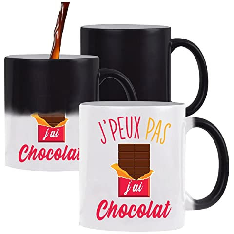Mug Magique J'peux pas Chocolat | Tasse Humour