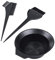 Strumento kit di tintura da colorare per capelli con ciotola a pennello set da colorare a doppia faccia in nero per il salone 3pc kit tintura da