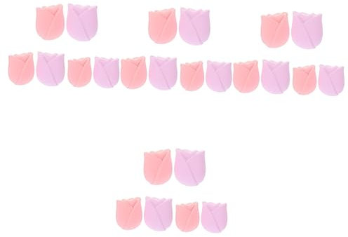 POPETPOP 24 Pcs Makeup Brush Dust Cover protector make up brush cover covered lip brush portable brush covers make up brush cleaner Silica gel travel household cap