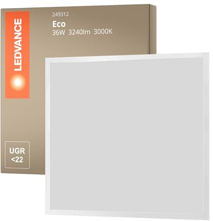 Ledvance LED Panel Eco 36W 3600lm - 830 Warmweiß | 60x60cm - UGR <22