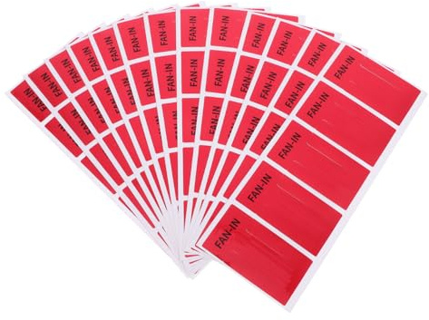 10 Sheets Air Conditioner Airflow Indicating Labels for Duct Vents