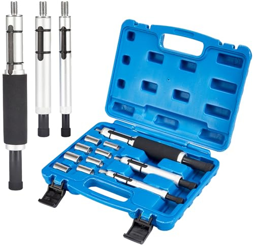 Gedlex Set di 11 strumenti per centraggio frizione, 12-20mm, utensili universali per frizione, set portatile di utensili per centraggio frizione per la maggior parte delle automobili e veicoli