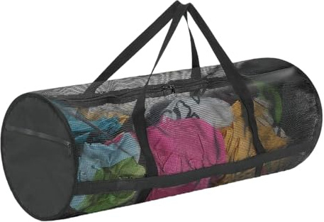 Borsa a rete grande: trasportatore sportivo multifunzionale pieghevole, borsa per immersioni subacquee, viaggio fitness beach beach | Borsa resistente traspirante per attività all'aperto