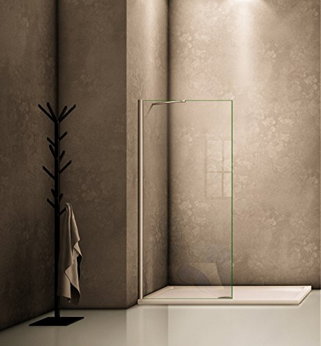 Walk in Duschwand 66x185cm Duschtrennwand 6mm Easy-clean Nano Glas