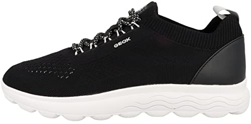 Geox U Spherica A, Sneakers Homme, Schwarz, 43 EU