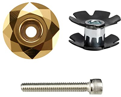 PLATTBK Fahrrad steuersatzkappe Ahead Gabel kralle MTB steuersatz Kappe mit Star Mutter Kralle 1 1/8 Zoll