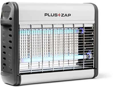 INSECT-O-CUTOR PlusZap Indoor Electric Fly Insect Killer | Mosquito Control | Powerful Killing Grid | Pre Installed UV Lamps | Catch Tray | 16W | Aluminium Grid