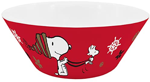 infinite by GEDA LABELS (INFKH) Bol à céréales Peanuts Ho - Rouge - 400 ml