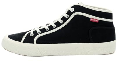 Kickers ARVEILER,Sneakers Haut Homme Noir/Blanc, 42 EU