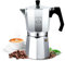 Cecotec Cafetera Italiana Mokclassic 900 Shiny. Cafetera de aluminio, Para toda cocina, 9 tazas de café, Junta de silicona, Mango ergonómico y termorresistente, Filtro de acero inoxidable, Válvula