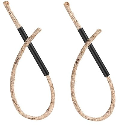 Yardwe 2pcs Burning Ropes Fire Starting Kit Ignite Ropes for Camping Outdoor Bbq Lighting