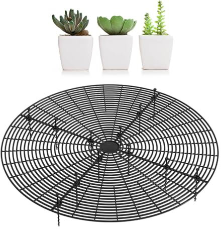 Generisch Grille de Pot de Fleurs | Protection des | 52 cm | Protection des réutilisable Chat pour Pot de Fleurs pour Chats, Chiens, Animaux domestiques ou