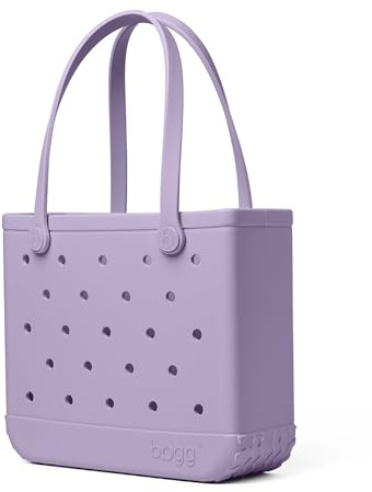 BOGG BAG Medium Tote – 15” x 12.5” x 5” – Durable, Washable, Tip-proof – Beach, Pool, Boat, Work, Sports (I Lilac You a Lot)