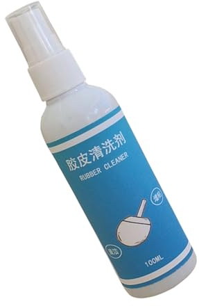 Spray limpiador de goma – Acondicionador de superficie de murciélago de tenis de mesa, 100 ml, spray de remo para eliminación de polvo, protección de goma y mejora duradera del rendimiento