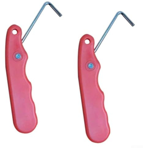 Honseadek Lot de 2 lacets pour patins de hockey et patins à roulettes (2 pièces) - Rouge