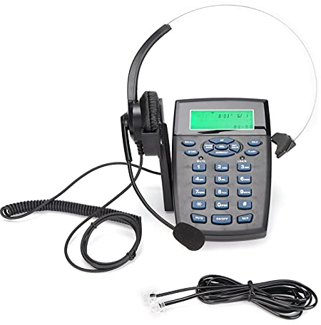 ARTOCT HT820 Trådbundna Telefonheadset, Rundstrålande Mikrofonheadset för Office Home Call Center