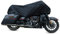 X AUTOHAUX Motorcycle Half Cover Black Waterproof Rain Dust UV Protector XL
