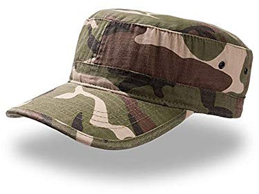 noTrash2003 Baumwoll Army Cap Cotton Urban Military Cap Kappe Mütze Armycap Havanna (Camouflage)