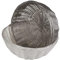 Invero Set of 2 Round 20cm Plastic Weaved Kitchen Hamper Basket Storage Holder Bowl - Ideal for Fruit, Vegetables, Bread, Snacks and more - For Kitchens, Homes, Table Decor