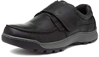 Hush Puppies Men's Casper Moccasin, Black, 10 UK