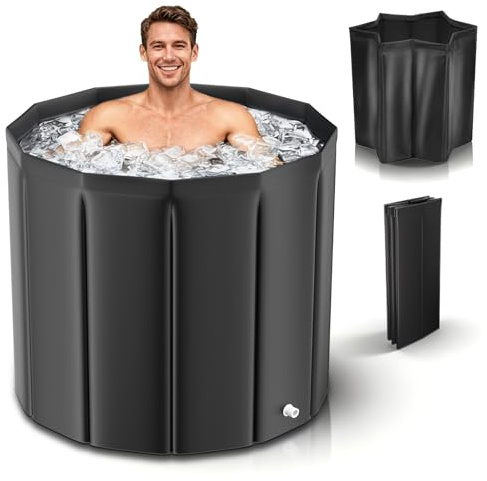 Ice Bath Tub Ice Bath Outdoor 319L, Portable Cold Plunge Tub Cold Water Therapy Recovery for Athletes- Large Capacity Cold Therapy Tub/Durable Cold Plunge Pool