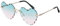 BEZLIT Damen Sonnenbrille Herz-Form Türkis-Rosa