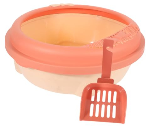 Happyyami Caja De Arena Para Gatos Arenero Cubierto Cajón De Almacenamiento Diseño Antiderrames Ideal Para Hogar y Oficina