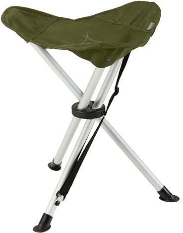 GRAND CANYON SUPAI Ultralight Tripod Stool for Outdoor & Camping/Aluminium Frame & Oxford Seat / 100 kg Load/Compact & Foldable/Includes Carry Strap & Pack Bag