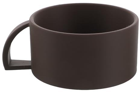 DECORNIJIA Cuenco de Afeitar Vintage Marrón 3D para Brocha y Crema de Afeitar Hombres, Tazón para Espuma de Afeitado Profesional, Adecuado para Cuidado de Barba y Afeitado Húmedo