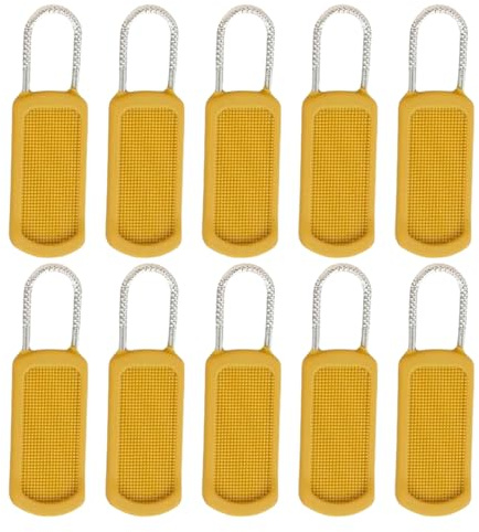 Yurosuis Remplacement de la tirette de fermeture éclair,Tirette de remplacement de la fermeture éclair - Remplacement de la tirette pour bagages | Accessoires de traction de sac à dos, 10 pièces de