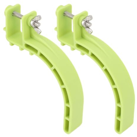 LUCKDANO Klätterbyglar Rapid Climb Stigbyglar - Arbetsbesparande Ergonomisk Snabbklättringsplattform i Plast, Lämplig för Trädklättring, Inkluderar Rep, grön. (Grön)