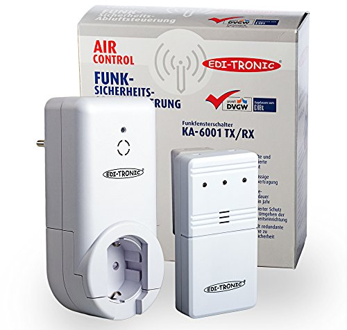 edi-tronic DVGW DIBt geprüfte Funk Abluftsteuerung Fensterschalter Fenstersensor KA-6001 Kamin Feuer